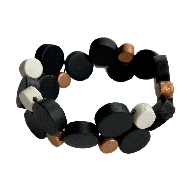 Bracciale Barbados Metallic - nero - Bijondo