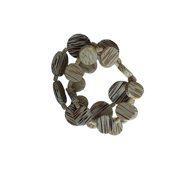 Bracciale Italia Palmwood - bianco - Bijondo