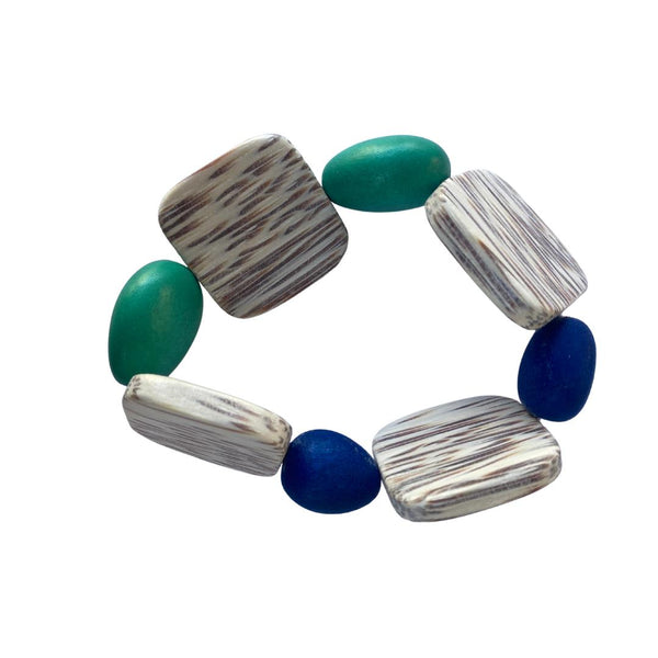 Bracciale Noord Palmwood - bianco - Bijondo