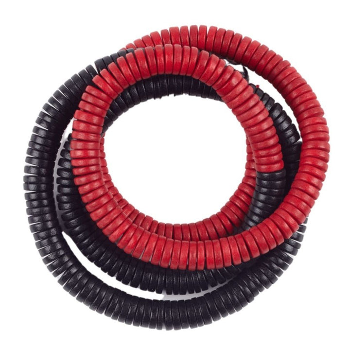 Bracciale Rory legno elastico - rosso - Bijondo