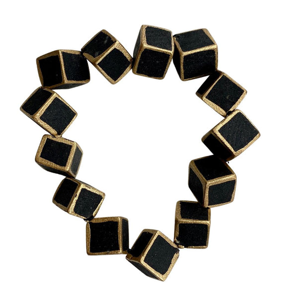 Bracciale Sudafrica Metallic - nero - Bijondo
