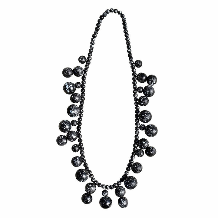 Collana Canada - nero screziato - Bijondo