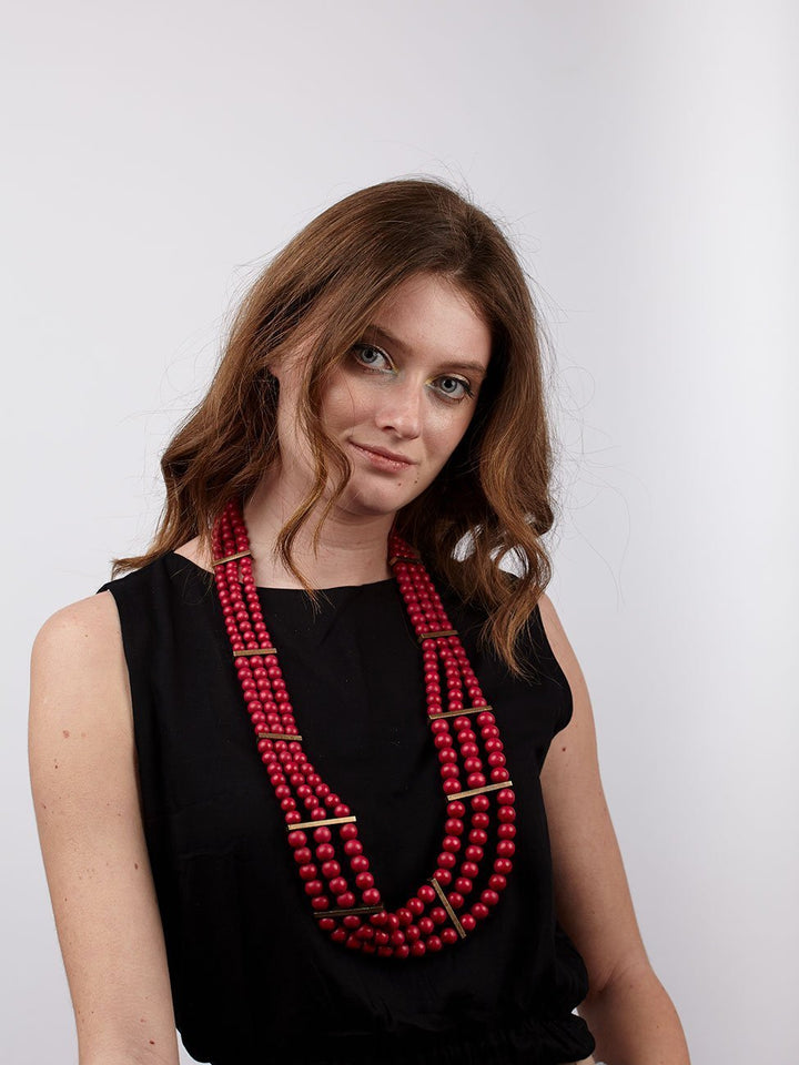 Collana Congo - fucsia - Bijondo