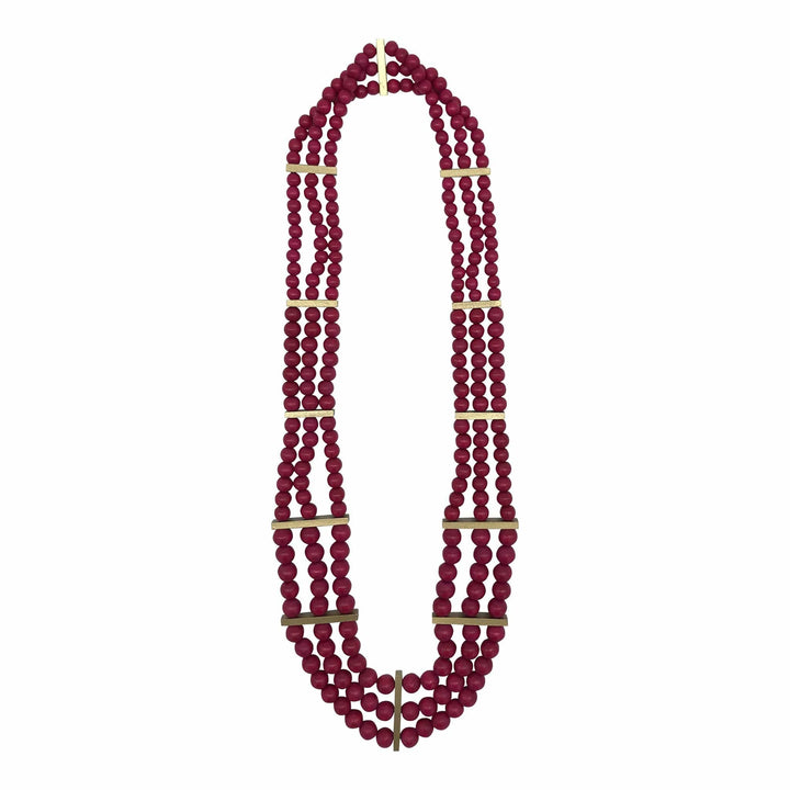 Collana Congo - fucsia - Bijondo