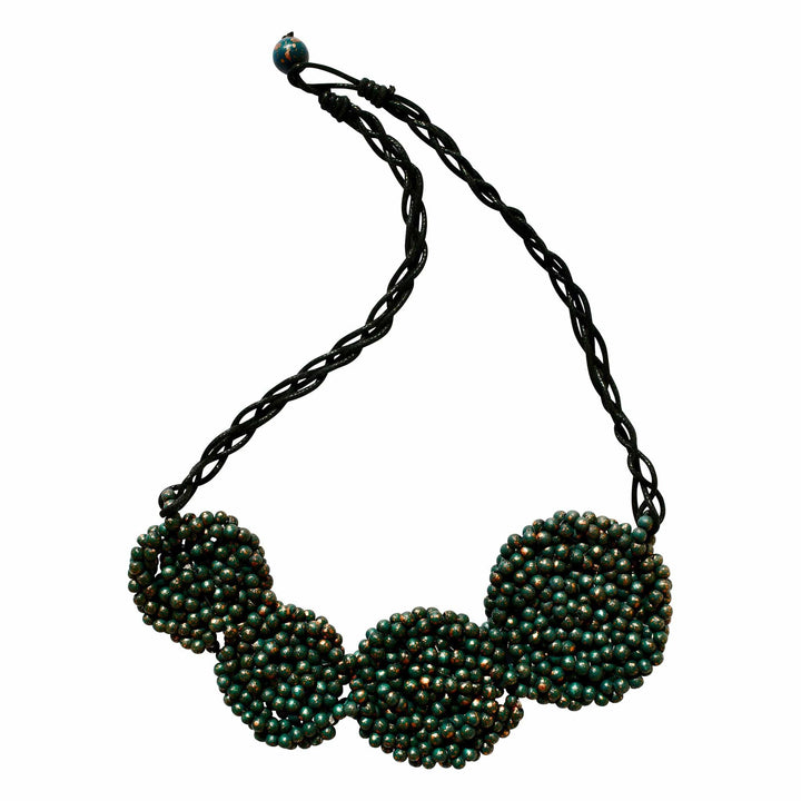 Collana Figi Metallic - verde - Bijondo