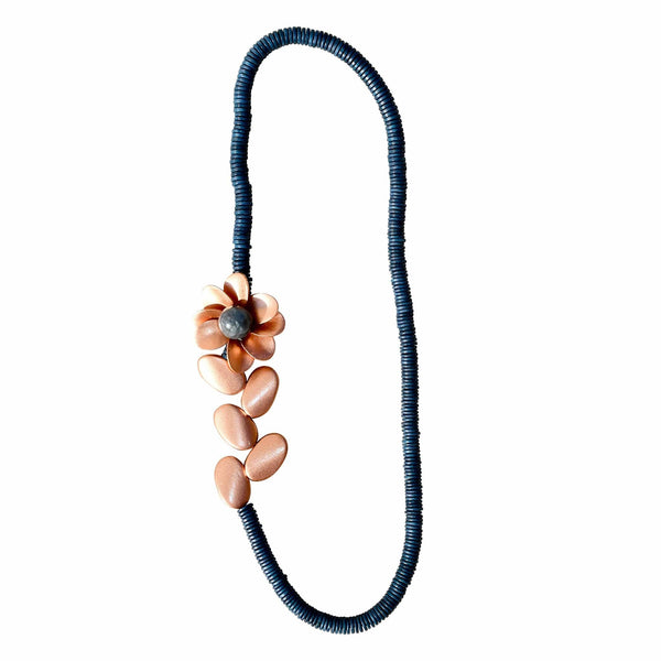 Collana Fiore Metallic - bronzo - Bijondo