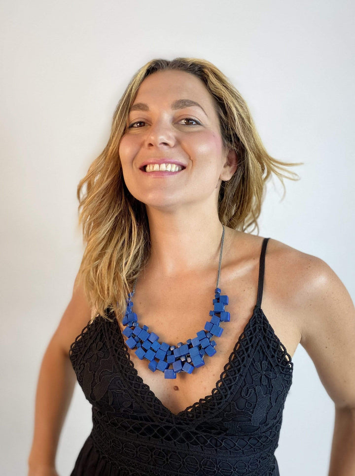 Collana Moldavia - blu - Bijondo