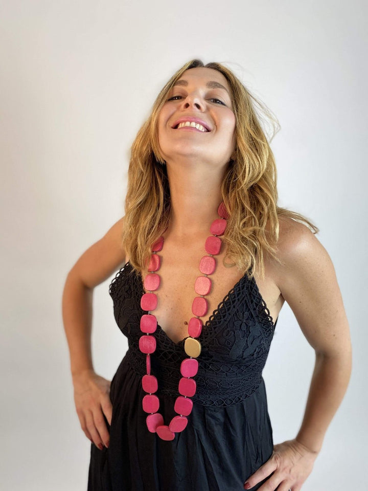 Collana Seychelles - fucsia - Bijondo