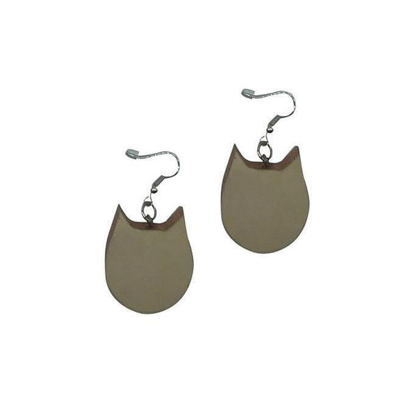 Orecchini Gatto - beige - Bijondo