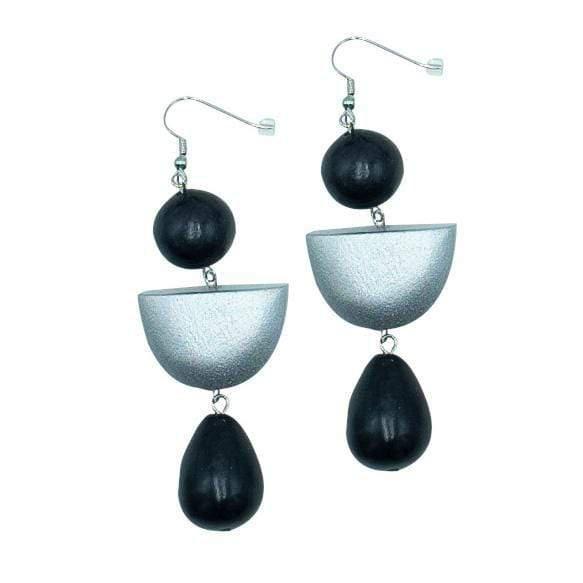 Orecchini Lituania Metallic - argento - Bijondo