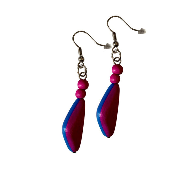 Orecchini Thailandia - fucsia - Bijondo